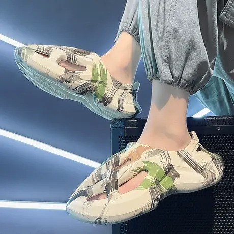 雨鞋男款时尚钓鱼水鞋劳保胶鞋洗车套鞋户外溯溪涉水鞋防水鞋男士商品大图