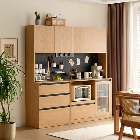 政府补贴全友家居现代奶油风客厅家用置物餐边柜靠墙收纳储物柜子商品大图