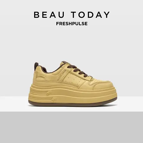 【佳雪佳敏】BeauToday拉链厚底休闲板鞋商品大图