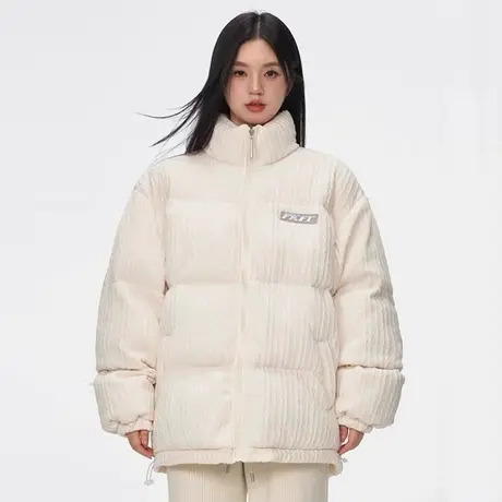 Nuthink国潮加厚立领简约棉衣外套男冬季棉服潮牌潮流保暖面包服图片