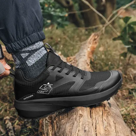 男鞋春夏季透气户外登山徒步旅游潮鞋男款防滑耐磨运动鞋2024新款商品大图