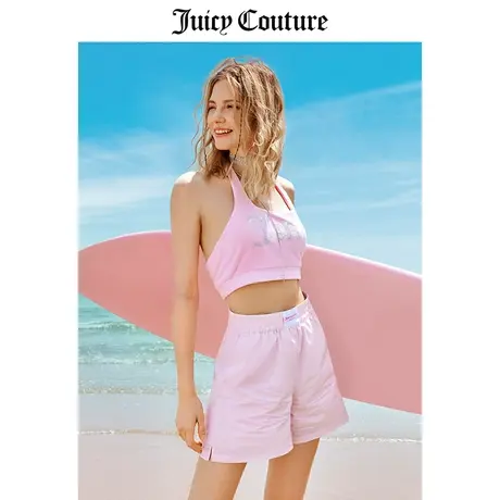 Juicy Couture橘滋背心女2023夏季新款美式休闲甜酷辣妹挂脖吊带图片