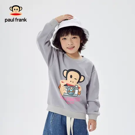 大嘴猴童装儿童春秋卫衣2023新品男童女童圆领套头长袖中大童休闲商品大图
