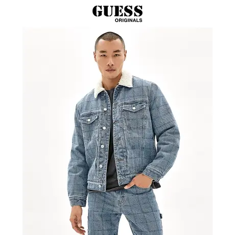 GUESS Originals×CLOTTEE纯色男女牛仔极简通勤夹克外套图片