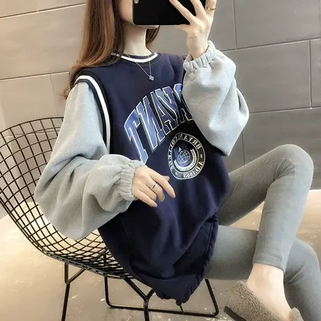 卫衣2024年新款女装韩版春秋季春款春装宽松女士薄款上衣外套爆款商品大图