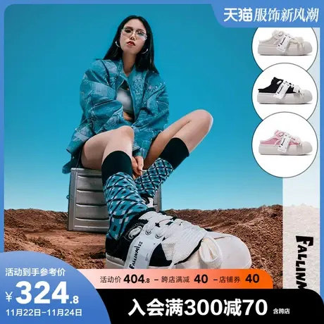 非谜大头鞋面包鞋新款包头半拖鞋女外穿高级感百搭凉拖厚底休闲鞋图片