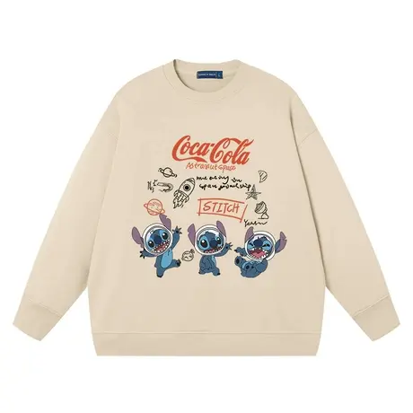 史迪奇美国动画星际宝贝周边联名可乐卫衣男女圆领潮流衣服打底衫商品大图