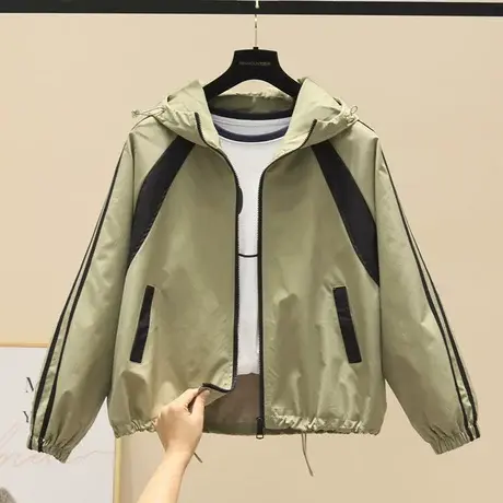 短款风衣外套女小个子2020春秋季新款韩版宽松显瘦休闲长袖上衣潮图片