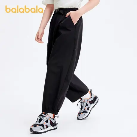 巴拉巴拉童装男童裤子儿童萝卜裤夏装凉感中大童户外风休闲长裤潮商品大图