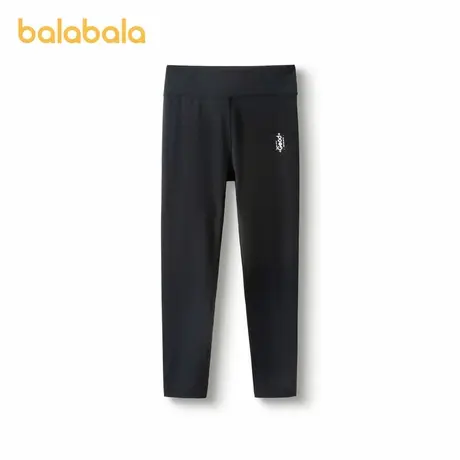 巴拉巴拉女童打底裤中大童修身裤子儿童舒适长裤2024春秋新款童装商品大图