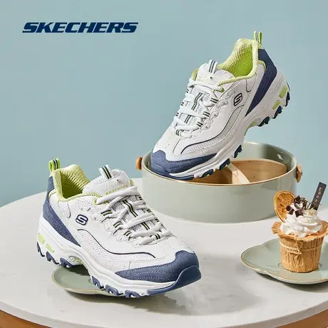 Skechers斯凯奇女鞋官方旗舰店奶茶熊厚底老爹鞋女新款休闲运动-1商品大图