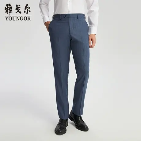 【商场同款】雅戈尔男士西裤新款官方商务休闲进口面料羊毛西裤男图片