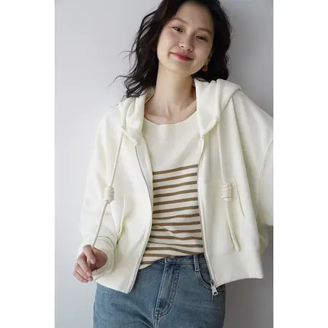 2023新款宽松韩版慵懒卫衣外套女潮ins短款洋气ulzzang上衣春秋季图片