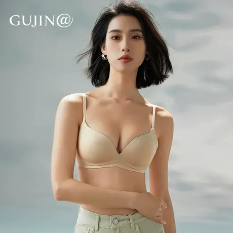 古今@内衣女小胸聚拢调整型文胸法式性感正品无钢圈胸罩2023新款图片