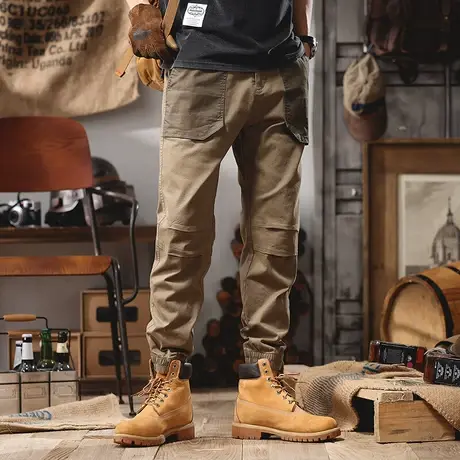 Modi Nick/摩帝尼克时尚潮流工装裤男士百搭休闲长裤宽松舒适纯棉商品大图