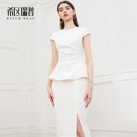 希区瑞普高端小香风套装女2023年新款夏季空姐气质工作职业套装裙商品大图