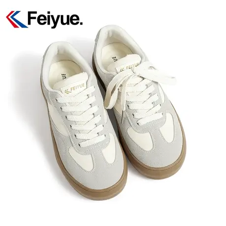 feiyue/飞跃复古德训鞋女鞋2024春季新款百搭舒适低帮休闲板鞋957图片