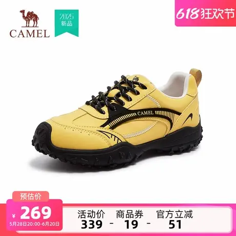 骆驼女鞋2025夏季新款增高老爹鞋休闲板鞋复古阿甘鞋运动鞋德训鞋商品大图
