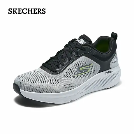 Skechers斯凯奇2024秋冬新款男鞋轻质厚底缓震跑步鞋带休闲运动鞋商品大图