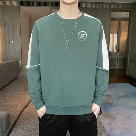 2023春秋季新款韩版潮流长袖男士T恤打底小衫体恤帅气青年卫衣男商品大图