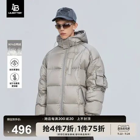 LiLbetter男士羽绒服冬季新款工装外套美式潮流夹克防寒面包服LB图片