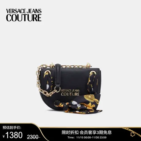 【甄选折扣】VERSACE JEANS COUTURE 女士丝巾装饰Logo斜挎包商品大图