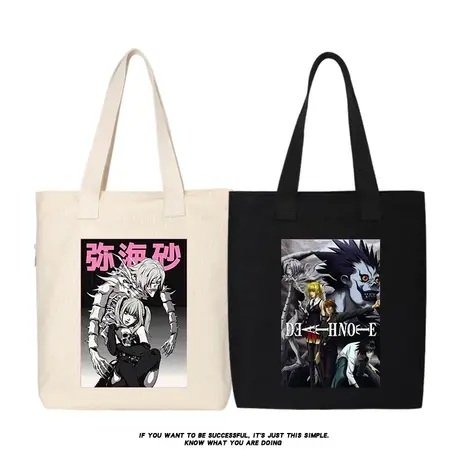 秀洛Death Note死亡笔记弥海砂流克雷姆帆布包单肩包学生手提包袋商品大图