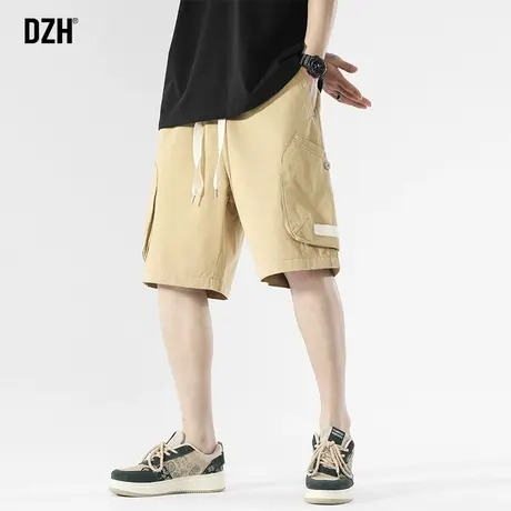 男生全棉工装短裤男款夏季潮牌美式休闲五分裤薄款宽松2023年新款商品大图