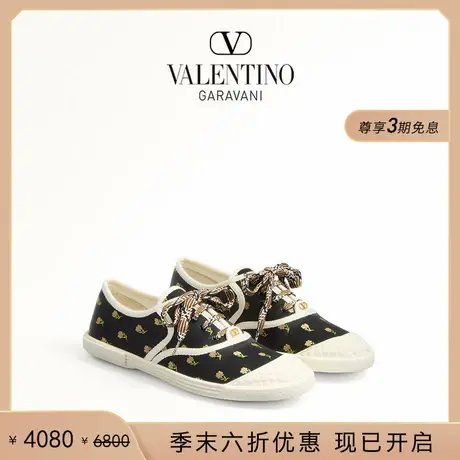 [季末优惠]华伦天奴VALENTINO女士 BAY BY BAY 帆布运动鞋商品大图