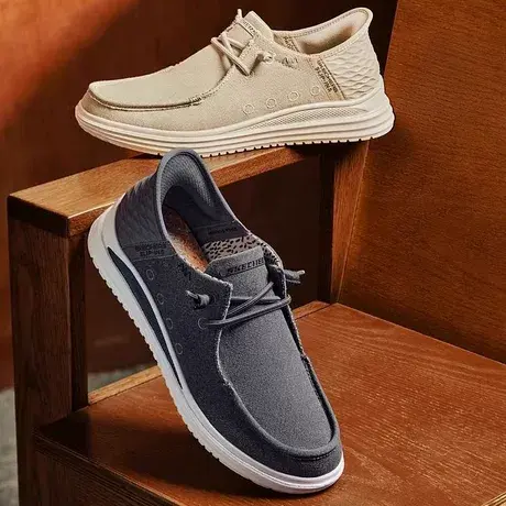 Skechers斯凯奇闪穿鞋Slip ins 男士休闲日常一脚蹬休闲鞋210833图片