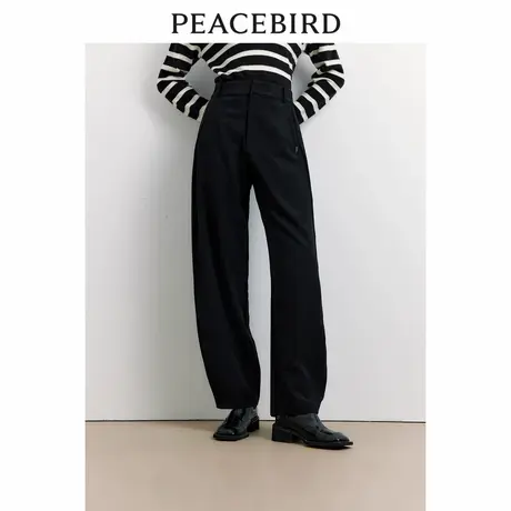 太平鸟女装秋季新款简约香蕉裤A1GBD3311商品大图
