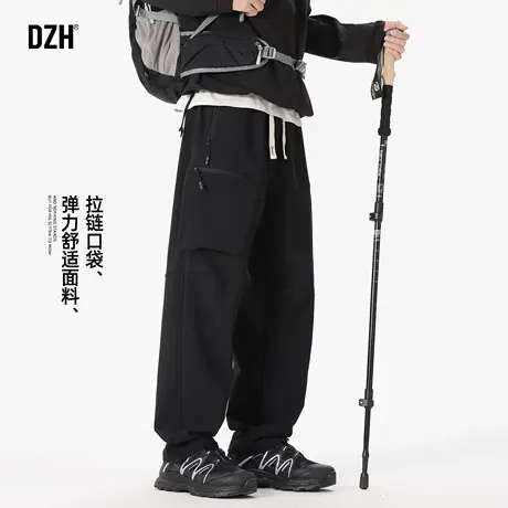 青少年户外运动工装运动裤男秋季裤子美式高街男裤2025新款休闲裤商品大图