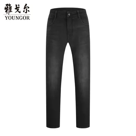 雅戈尔奥莱 男装牛仔裤秋季新品商务休闲棉弹舒适长裤商品大图