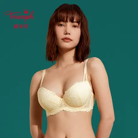 直播专享黛安芬升升杯性感蕾丝有钢圈内衣女小胸聚拢文胸E004179商品大图