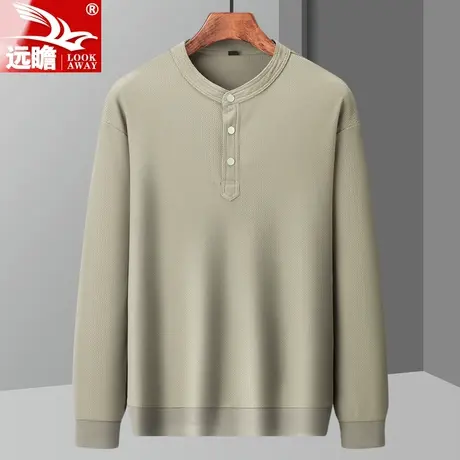 卫衣男春秋季2023新款宽松圆领开衫长袖T恤潮牌套头休闲上衣男款商品大图