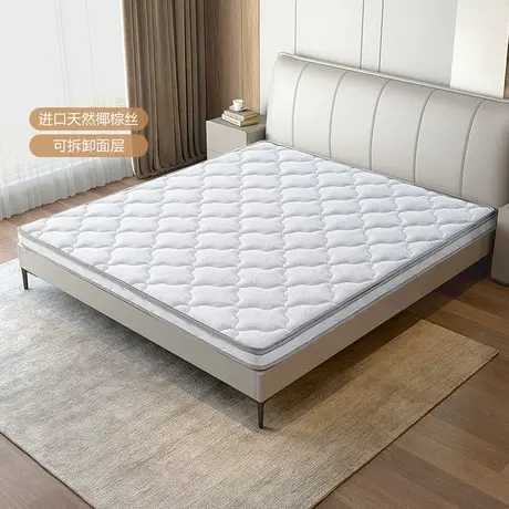 门店全友家居床垫椰棕垫子卧室家用护脊椎薄床垫硬垫DG70005TJ商品大图