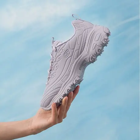 Skechers斯凯奇女鞋2025新款D' LITES休闲鞋低帮透气运动鞋老爹商品大图
