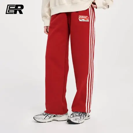ER撞色条纹休闲裤男女春潮牌运动裤卫裤商品大图