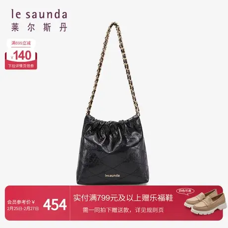 莱尔斯丹春季新款时尚优雅女士链条手挽单肩斜跨女包4TH7783商品大图