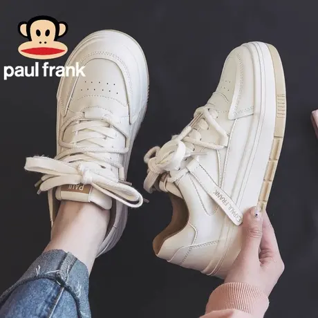 大嘴猴女鞋夏季透气小白鞋女2023新款夏款休闲百搭面包板鞋子女款商品大图