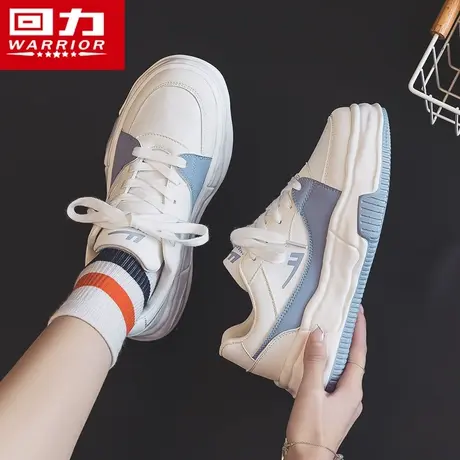 回力小白鞋女鞋2023新款春季爆款厚底运动板鞋子百搭休闲溶解鞋商品大图