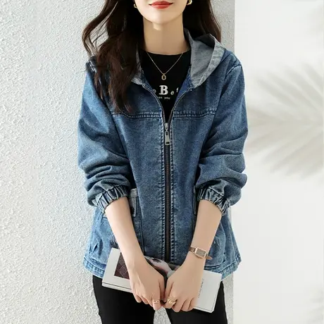 牛仔外套女春秋款2025早春新款小香风复古年轻妈妈减龄漂亮洋气衫图片