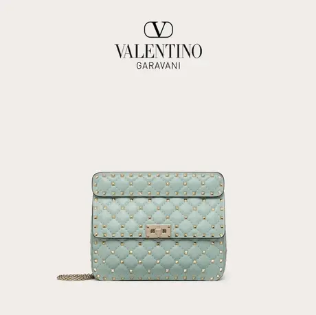 【季末优惠】华伦天奴VALENTINO女士 ROCKSTUD SPIKE软羊革链条包商品大图