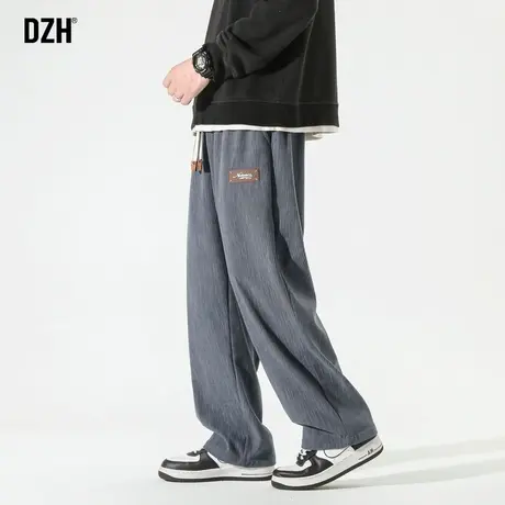 男士垂感休闲裤子男春秋款美式潮牌运动裤男款2023新款长裤直筒裤商品大图