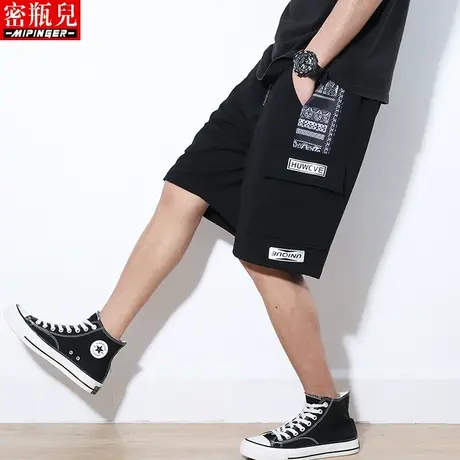 工装短裤男夏季男士大码胖子休闲运动裤子加肥加大男装五分裤男潮商品大图