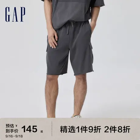 Gap男装夏季2023新款LOGO工装运动休闲短裤810623时尚潮流卫裤图片