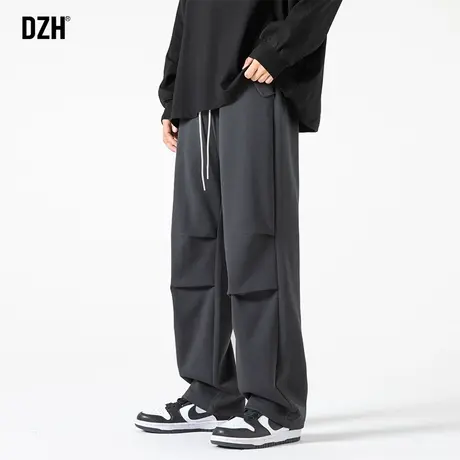 男士潮牌卫裤男秋季直筒宽松垂感运动裤男款休闲裤子2024新款长裤商品大图