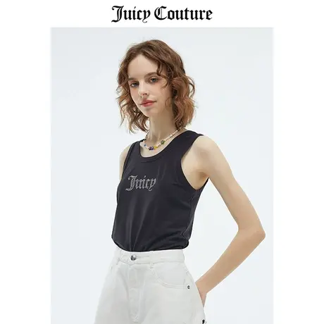 Juicy Couture橘滋春夏新款背心美式百搭基础辣妹吊带上衣女图片