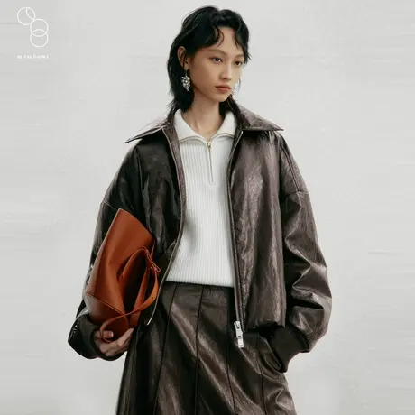 子苞米冬款短款简约时尚利落百搭设计感羽绒服商品大图
