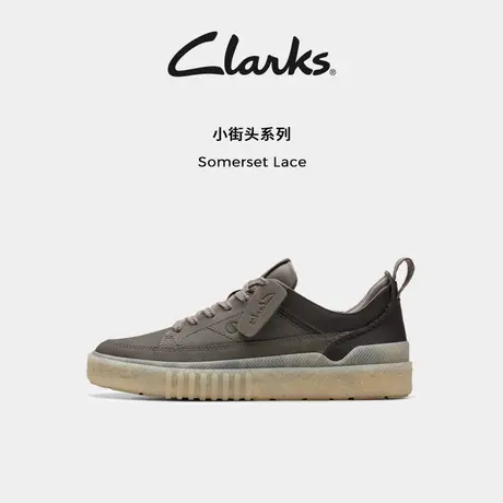 Clarks其乐Somerset Lace小白鞋春夏百搭休闲运动鞋休闲滑板鞋男商品大图
